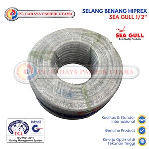 Selang Air Hiprex Sea Gull 1/2 Inch – PVC Braided Roll 100 Meter