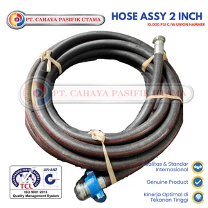HOSE ASSY 2 INCH 10.000 PSI C/W UNION HAMMER