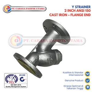 Y Strainer 2 Inch ANSI 150 Cast Iron – Flange End Air Valve